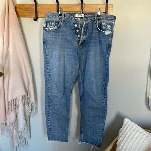 Agolde high rise, cropped